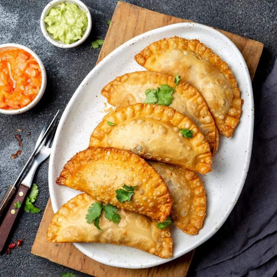 Чебуреки с яйцами