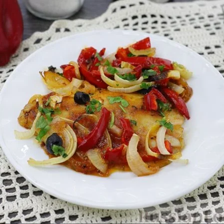 Рыба с овощами