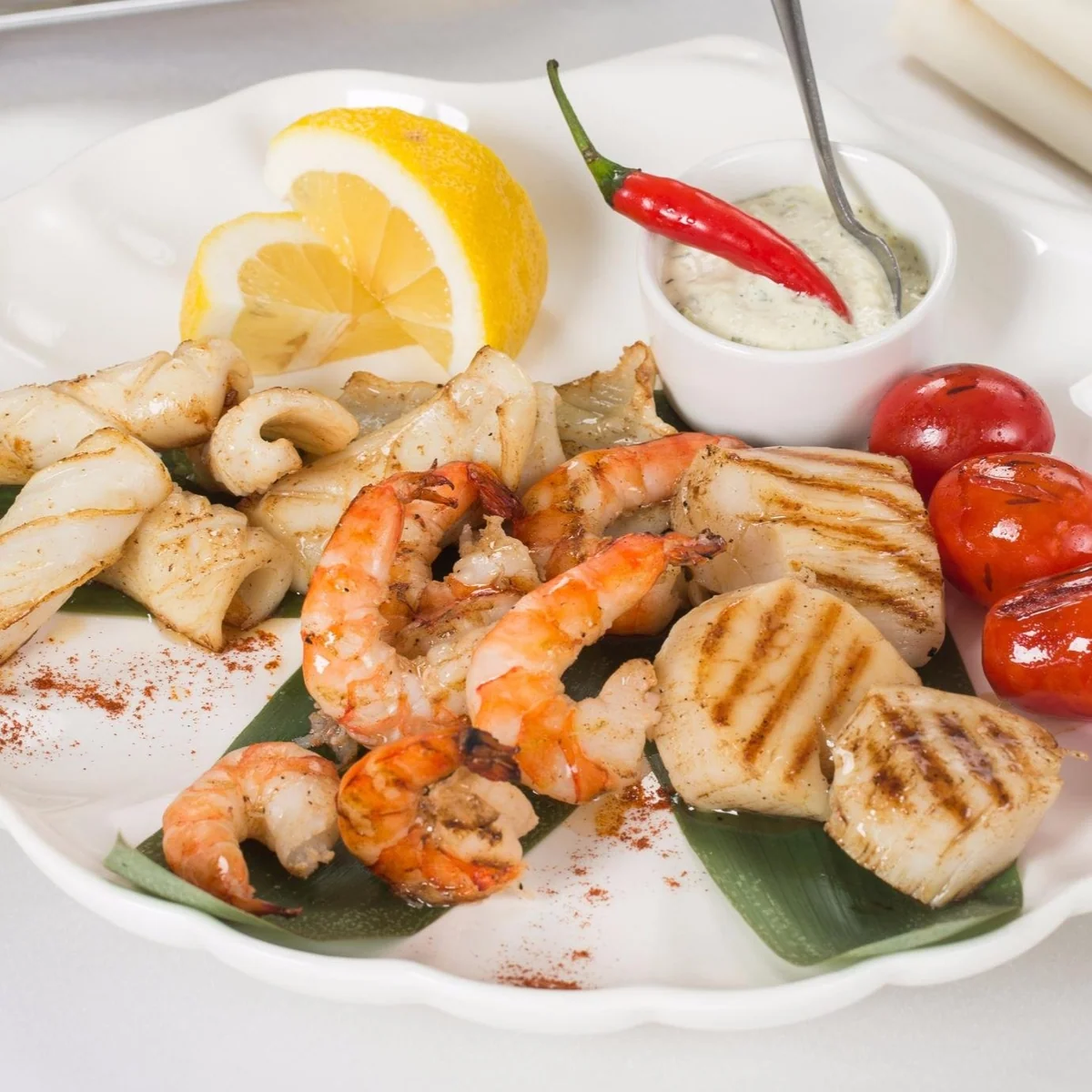 Закуска из морепродуктов 